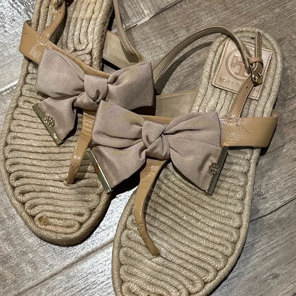 TORY BURCH Flat Thong Sandals 8